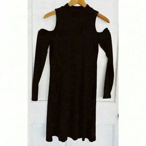 BNWOT Women’s Black Cold Shoulder Dress by Highline Size  XS